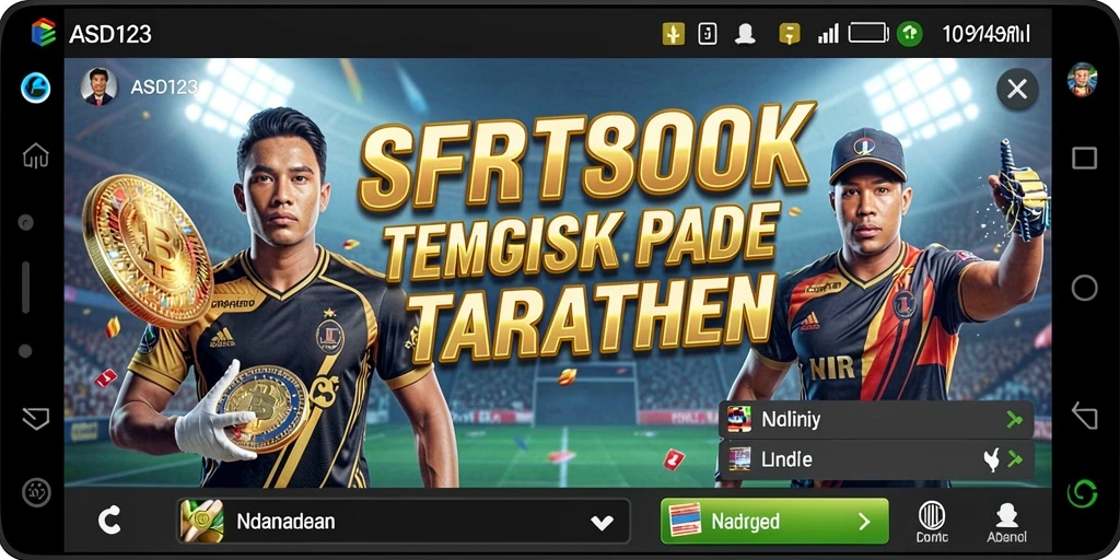 Screenshot gameplay ASD123 menampilkan taruhan olahraga menarik.