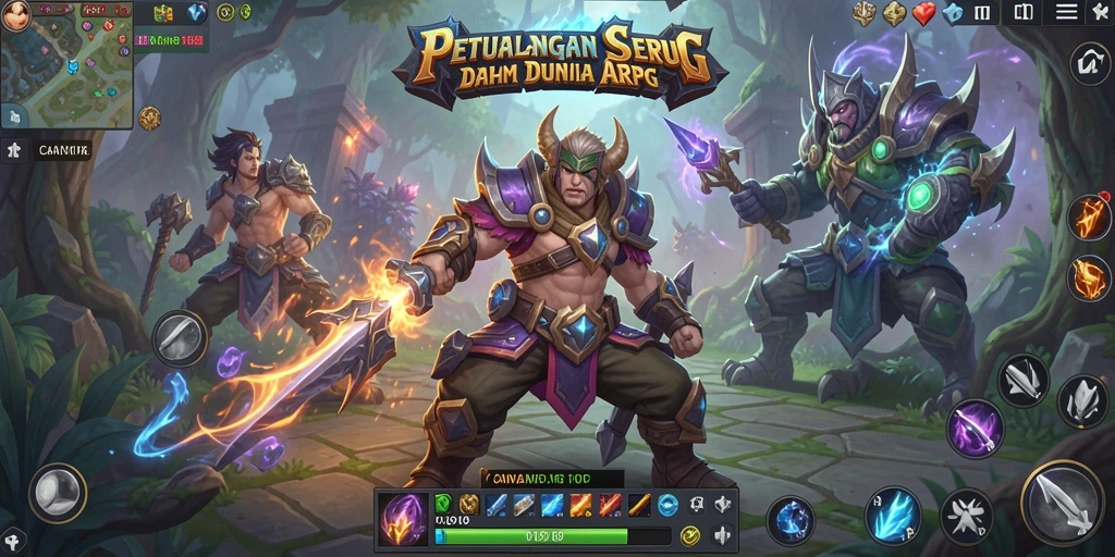Screenshot gameplay CANVA168 menampilkan aksi pertarungan yang mendebarkan.