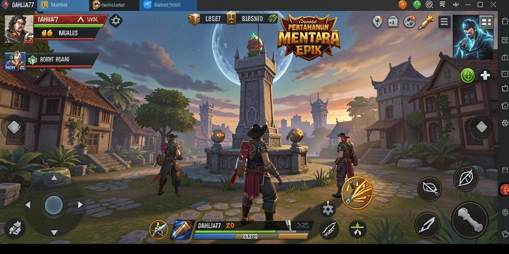 Gameplay menara pertahanan yang seru dan mendebarkan.