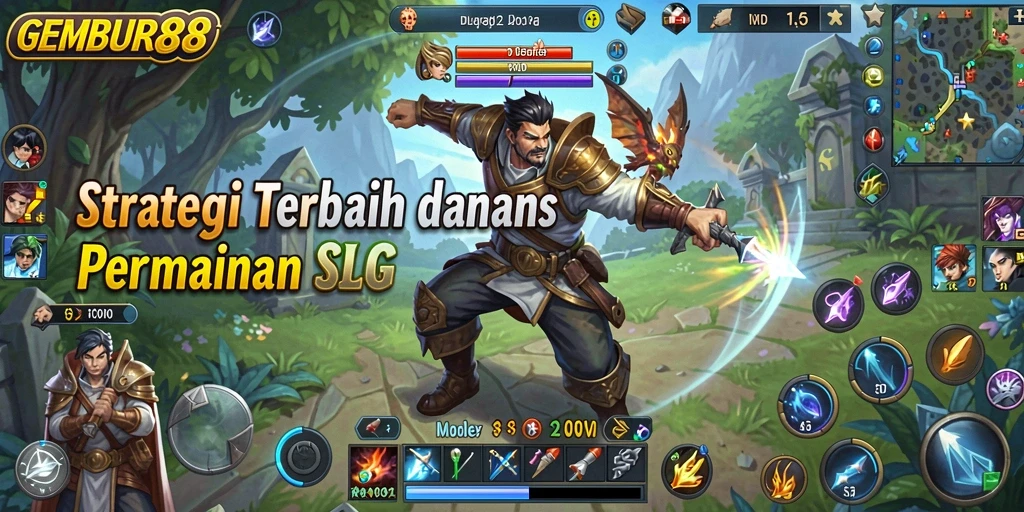Tampilan menarik dari gameplay SLG GEMBUR88 dengan strategi yang dinamis.