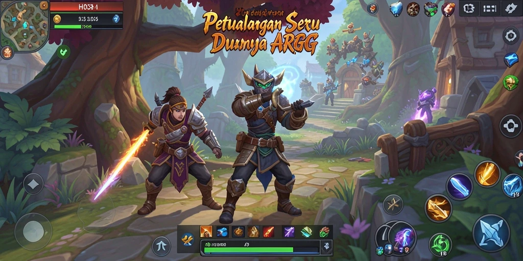 Screenshot menampilkan aksi seru pertarungan di H03 sebagai ARPG.
