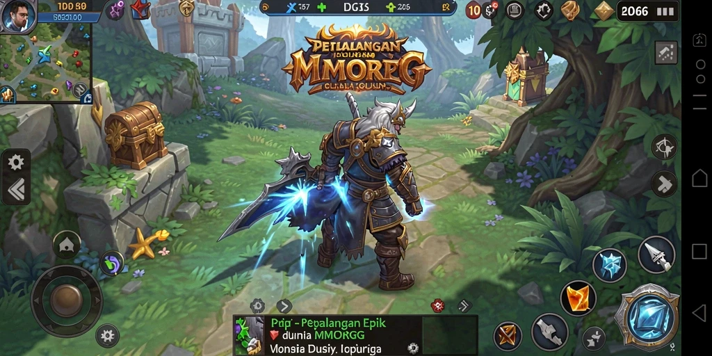 Screenshot ID66 menampilkan aksi seru dalam gameplay MMORPG.
