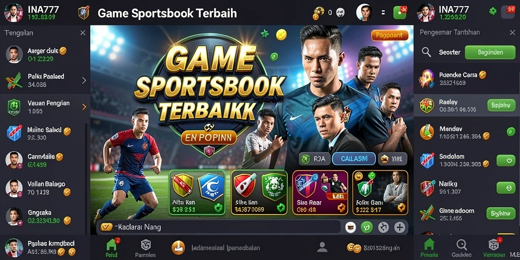 Tampilan screenshot INA777 menampilkan aksi taruhan Sportsbook yang menarik.
