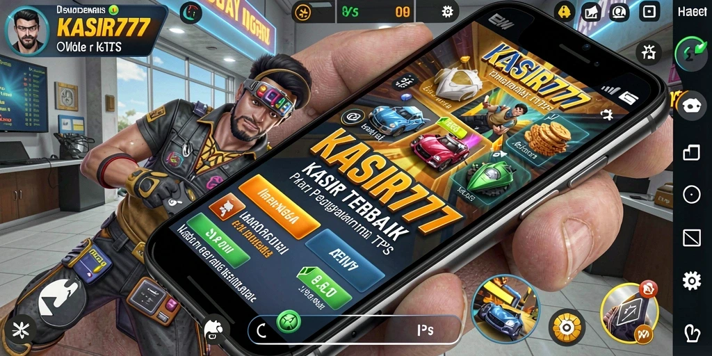 Tampilan gameplay KASIR777 saat mengelola transaksi kasir.