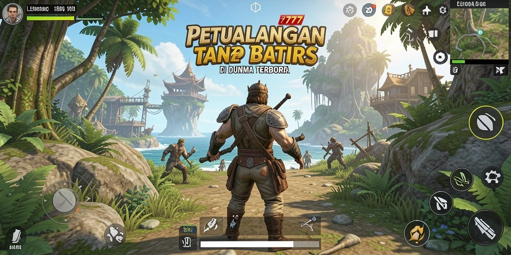 Screenshot menampilkan eksplorasi menakjubkan di dunia terbuka.