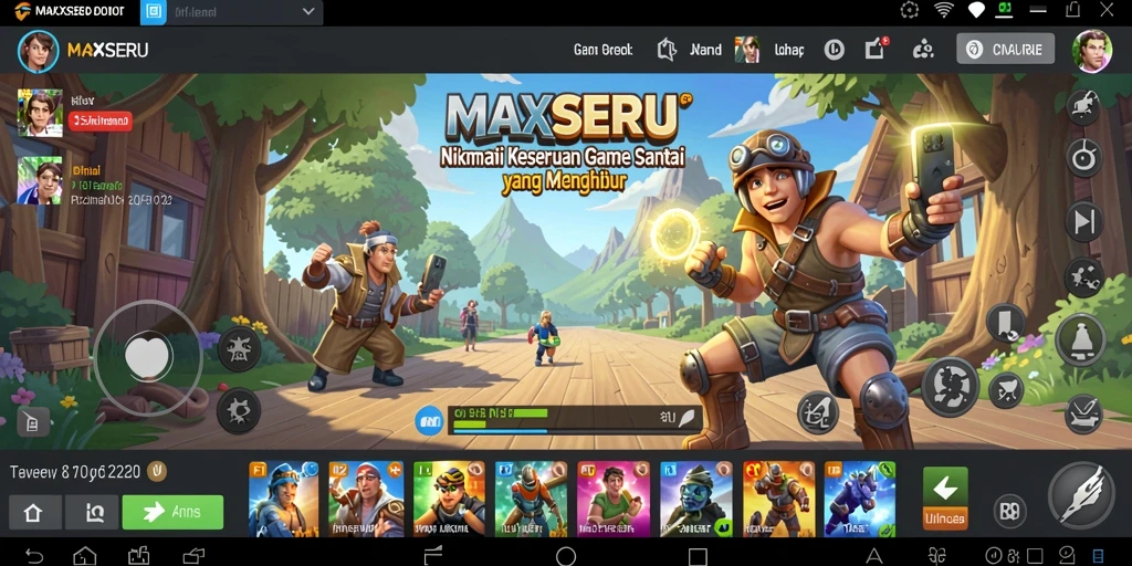 Screenshot dari gameplay <strong>MAXSERU</strong> yang tampak seru dan menghibur.