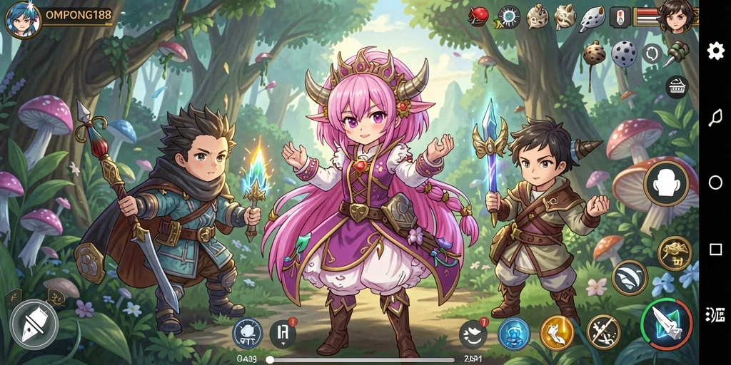 Gameplay menarik di OMPONG188 dengan karakter anime yang dinamis.