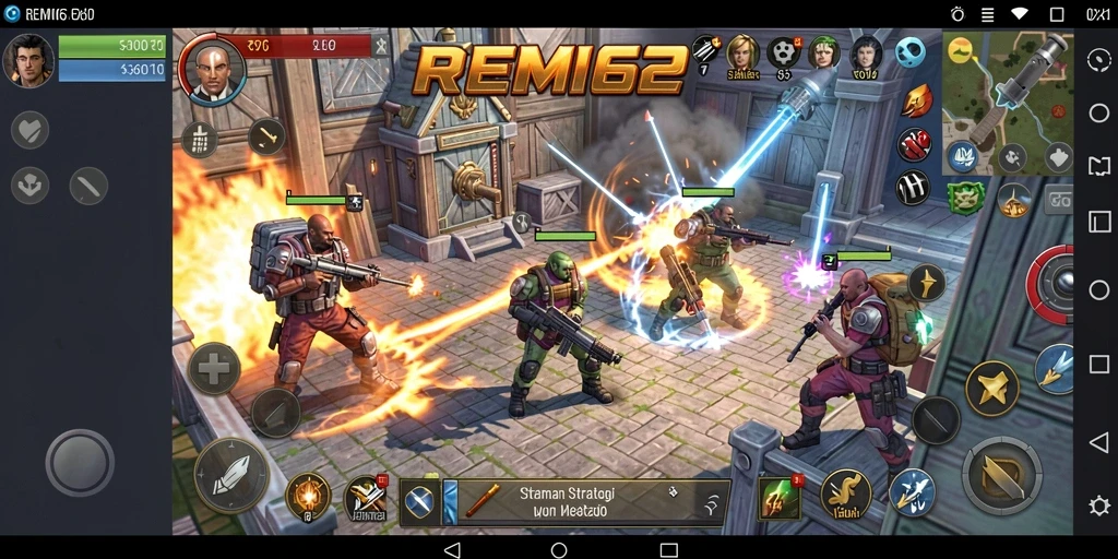 Tampilan gameplay menacang penuh strategi dan taktik.