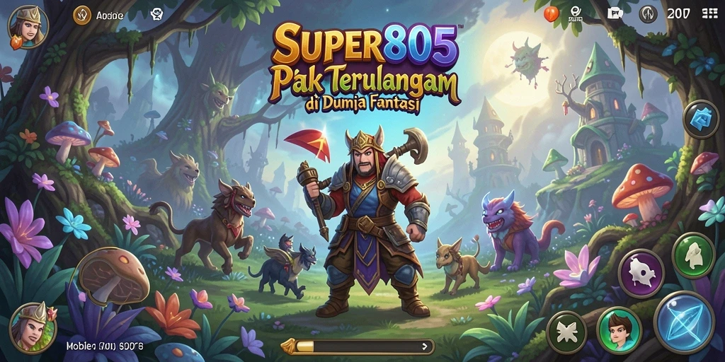 Screenshot utama gameplay SUPER805 menunjukkan petualangan menarik.